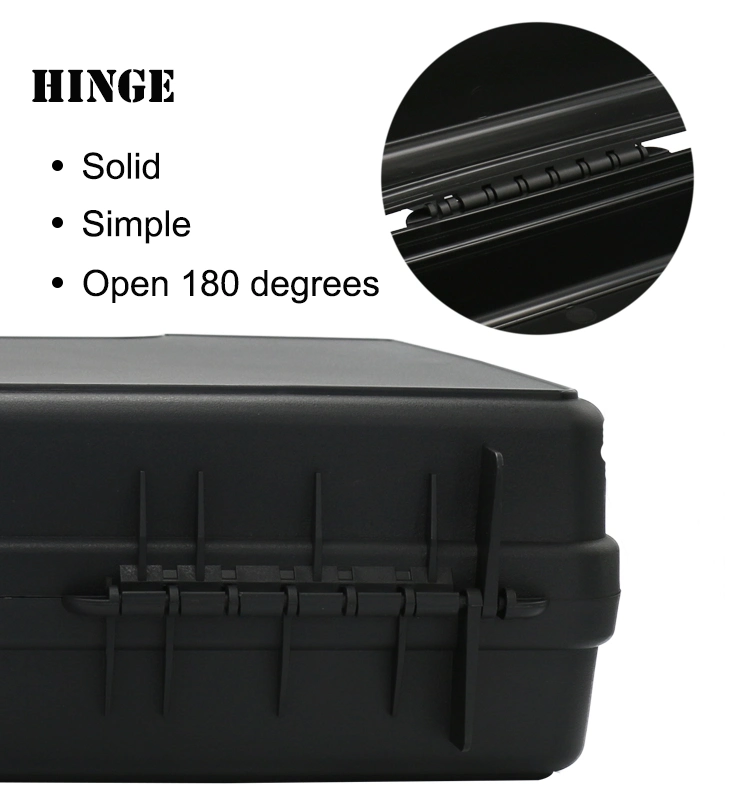 Portable Premium Hard-Shell Plastic Hairdressing Tool Box with Foam Inserts