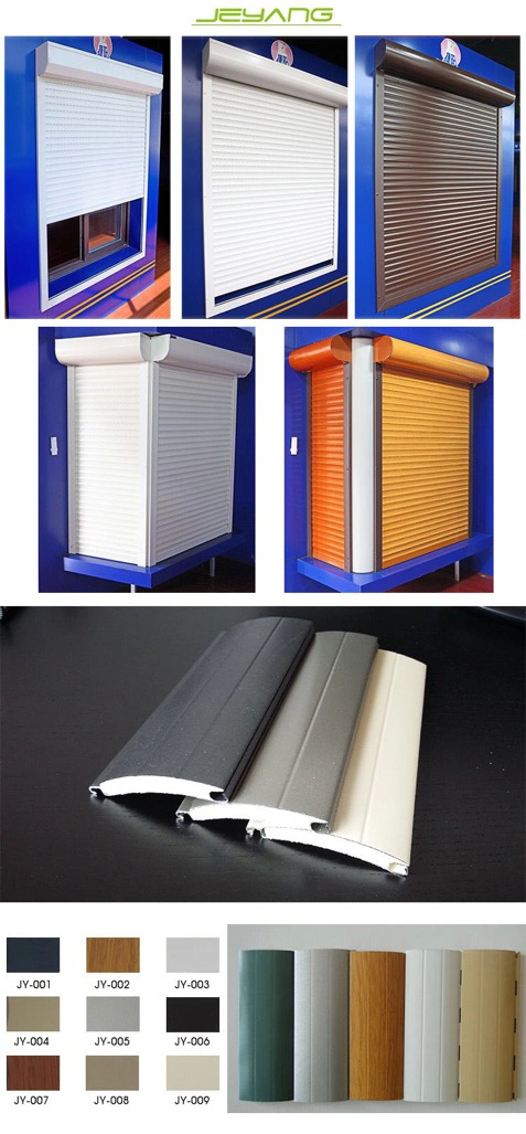 Hot Sale Foamed Filled Manual Rolling Shutter with Remote Control