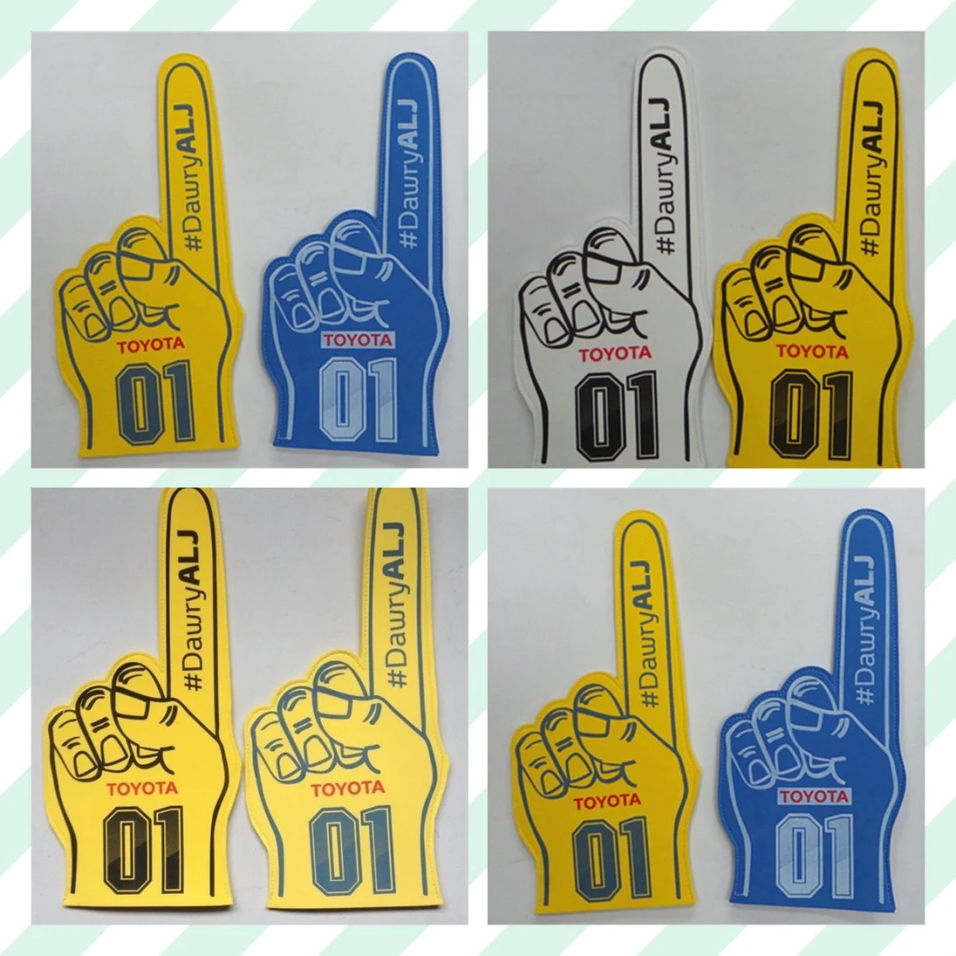 Various Design Giant Cheering Foam Hands Foam Fingers Cheering Foam Hands