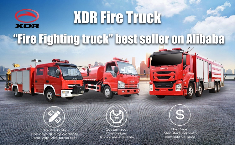 6m3 Water & 2m3 Foam, Water-Foam Fire Truck, Water and Foam Tanker Fire Fighting Truck