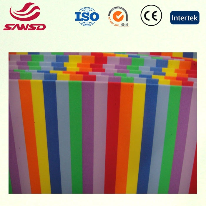 Hot Sale Rainbow Color Good Quality EVA Sheet Closed Cell EVA Foam Sheet