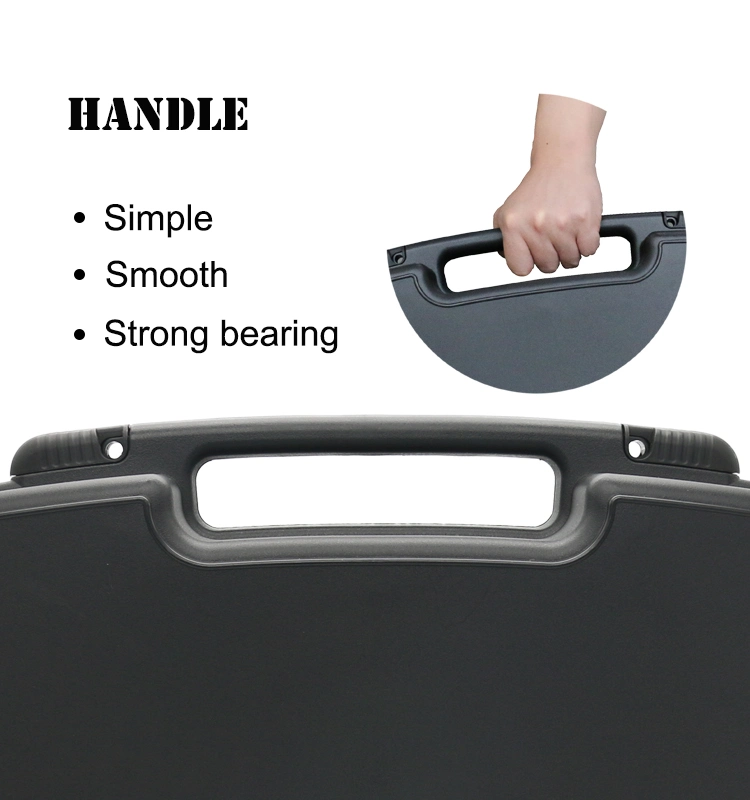 Portable Premium Hard-Shell Plastic Hairdressing Tool Box with Foam Inserts