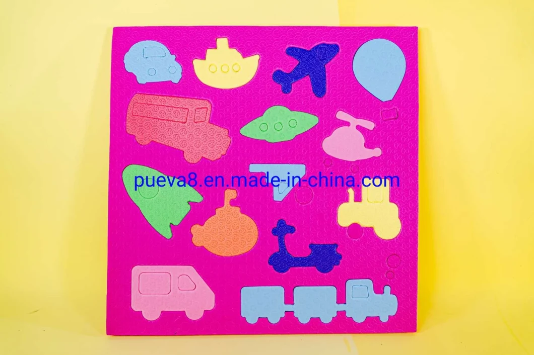 Cute Cat Shape 3D Decoration EVA Foam Puzzle for Kids