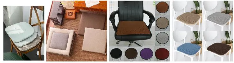 Sturdy Cotton Round Seat Cushion, Memory Foam Seat Cushion