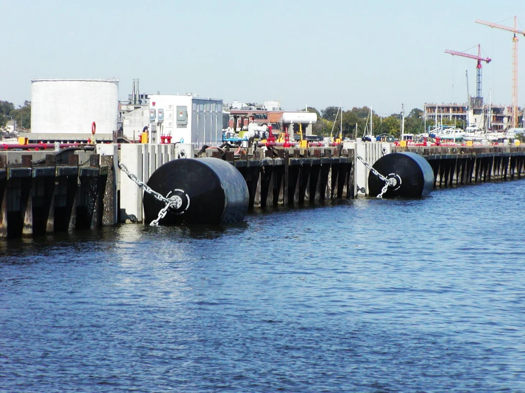 Cushion Type EVA Foam Filled Marine Fenders with Strong Reinforcement Layers Floating Docks with Chain