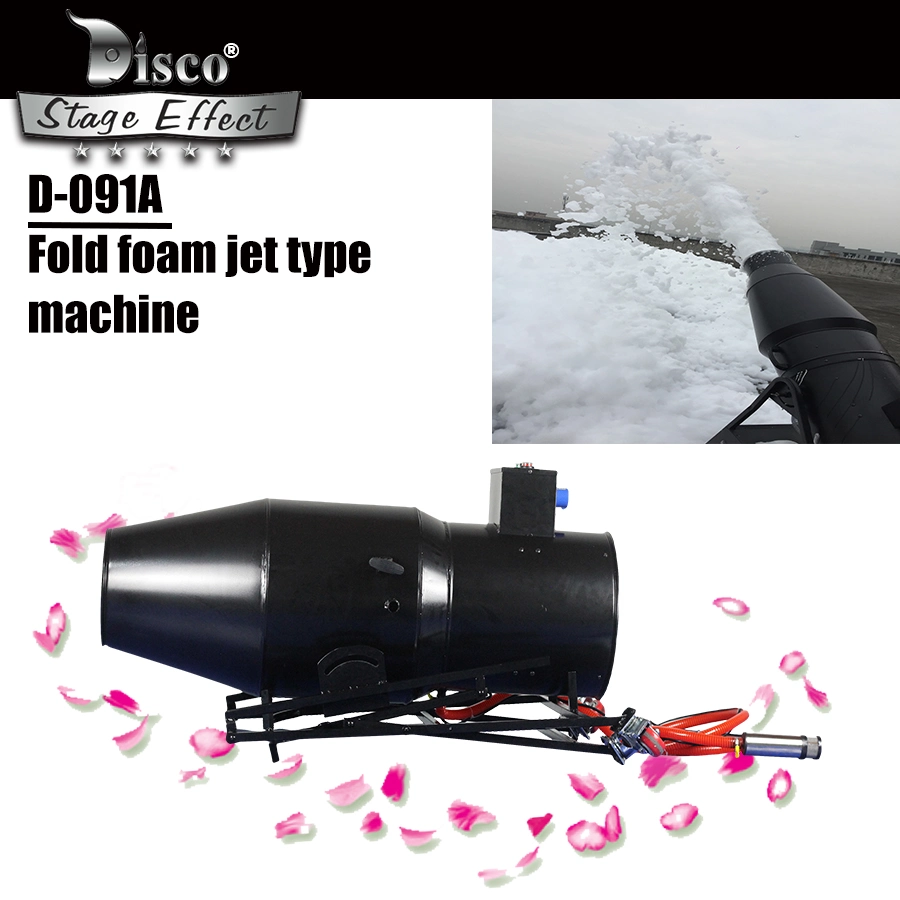 900W Foldable Party Foam Jet Machine Small Portable Bubble Foam Spray Cannon Stage Effect Equipment