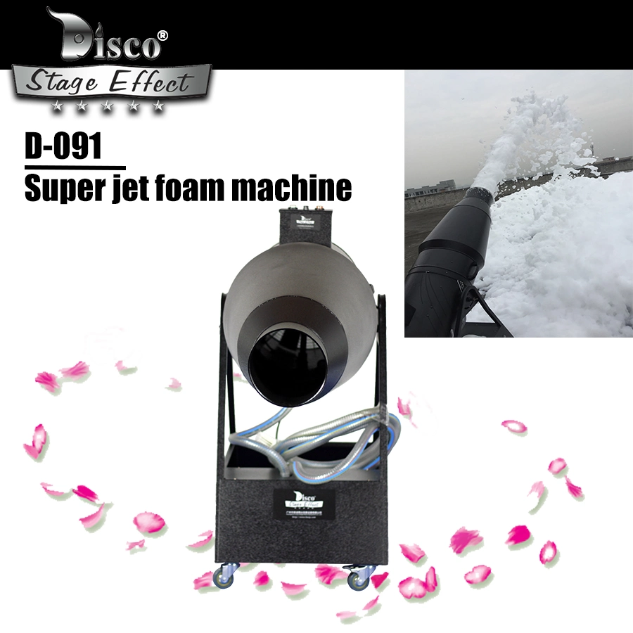 1800W Super Party Foam Jet Machine Bubble Foam Pool Spray Cannon Stage Equipment with Flight Case