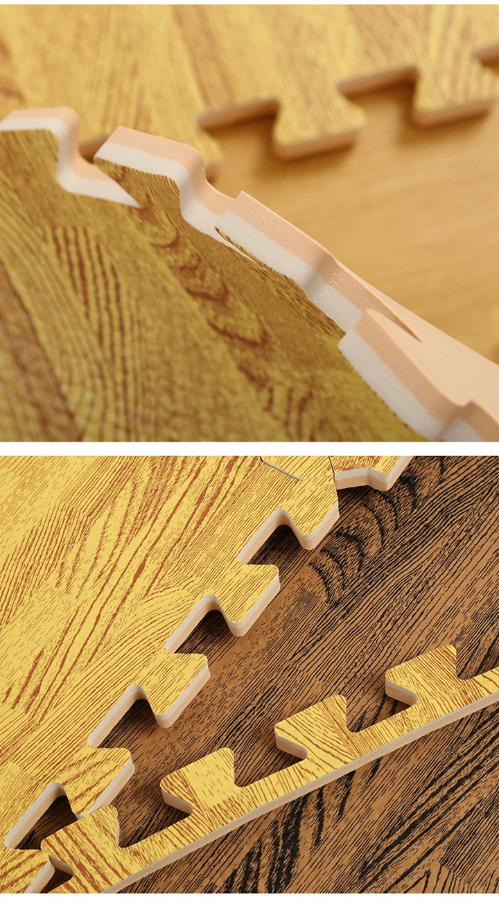 100*100cm Parquet Grain Puzzle Mat EVA Foam Floor Mat EVA Foam Floor Mat for Sale