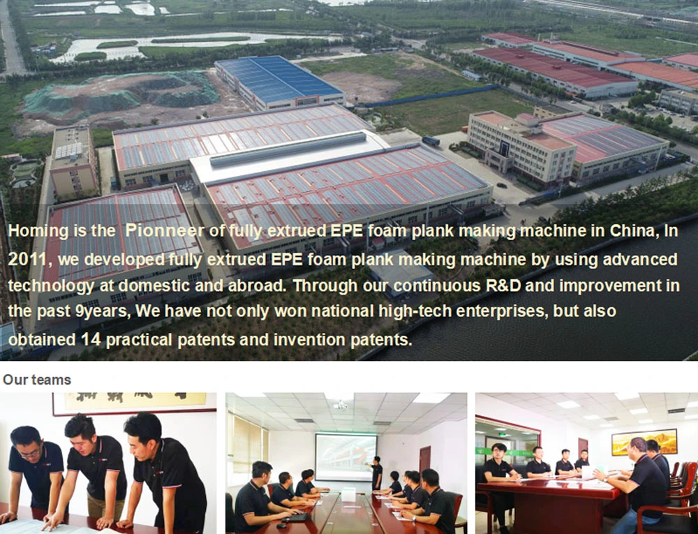 Non Crosslinked PE/EPE Foam Sheet Machine Manufacturing Process Supplier