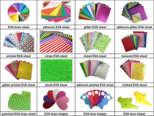 Hot Sale Rainbow Color Good Quality EVA Sheet Closed Cell EVA Foam Sheet