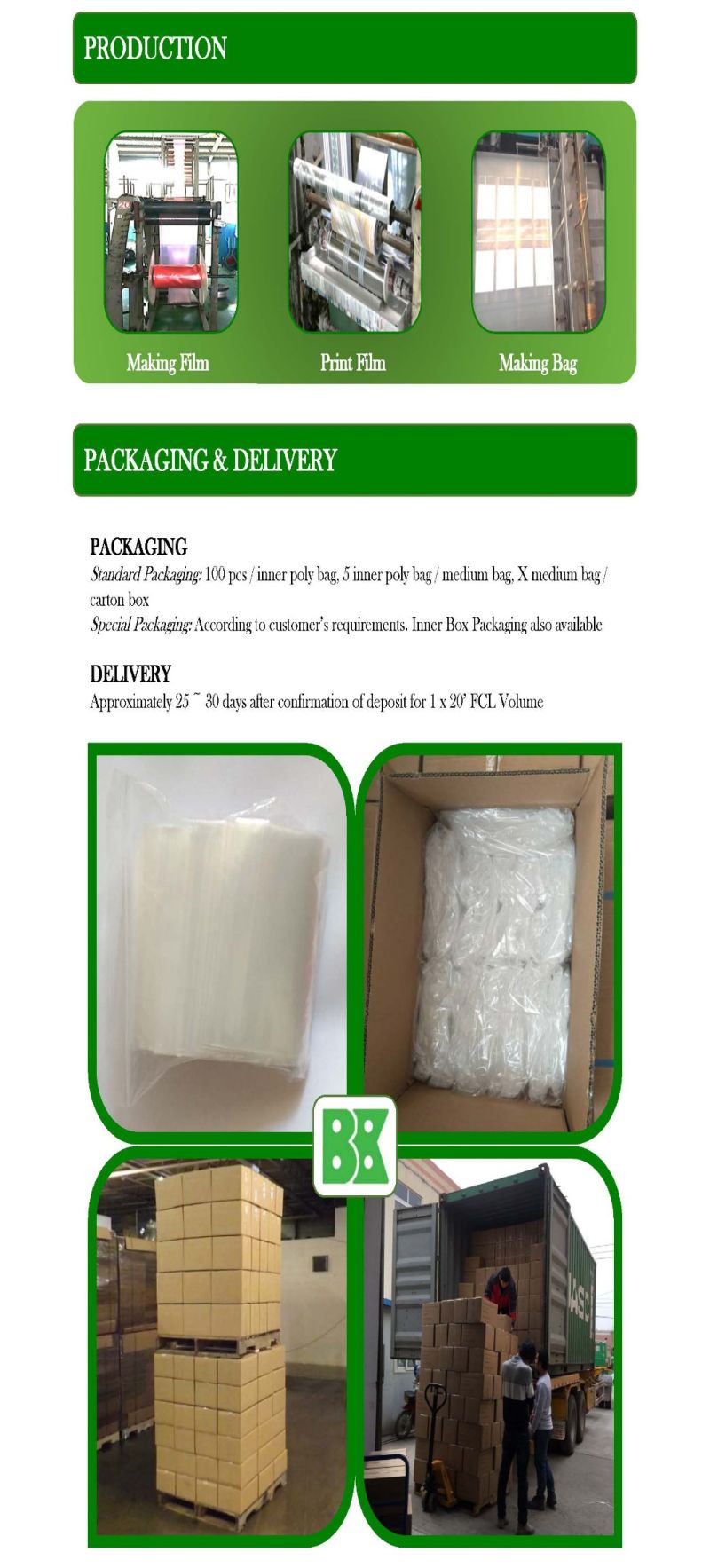 LDPE Compostable and Biodegradable Ziplock Plastic Bags