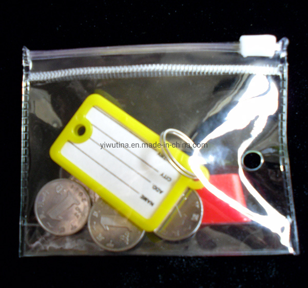 Transparent Jewellery Cylinder Storage Bag PVC Round Cosmetic Bag