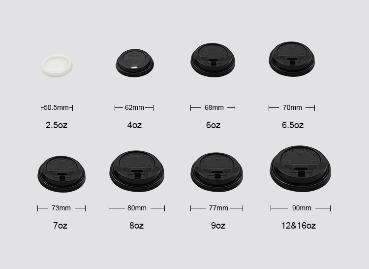 Disposable Yellow Paper Cup Cover Biodegradable Paper Cup Lid