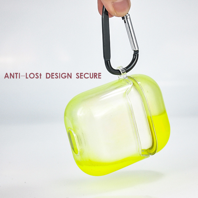 Multicolor Luminous PC Hard Case for Airpod Plastic Earphone Shell