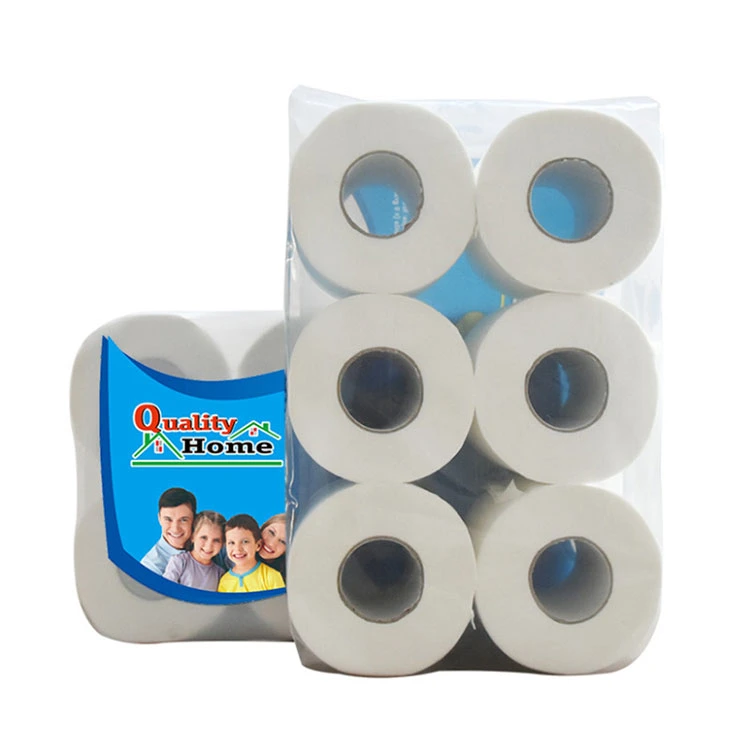 Toilet Paper Household White Hollow Roll Tissue Paper Paper 3 Layers of Virgin Pulp Roll Paper