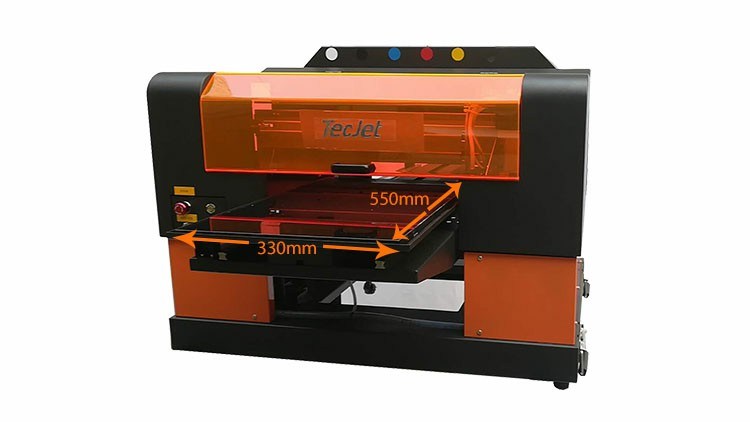 Tecjet Dx5, Dx7, XP600 Printhead 3350 UV Flatbed Inkjet Printer for Plastic Bag