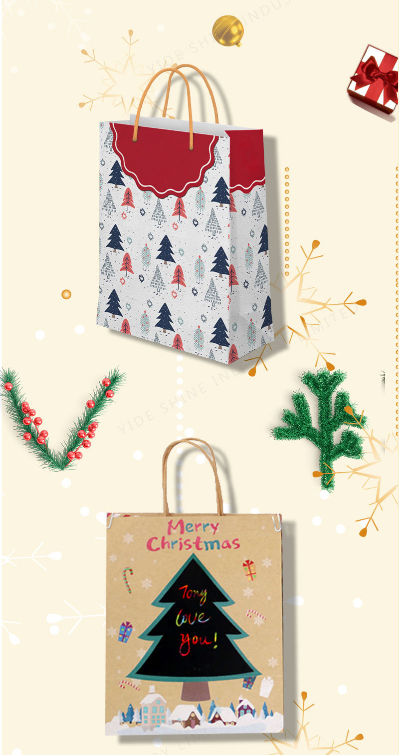 Customed Paper Bags Christmas Bag Gift Bags