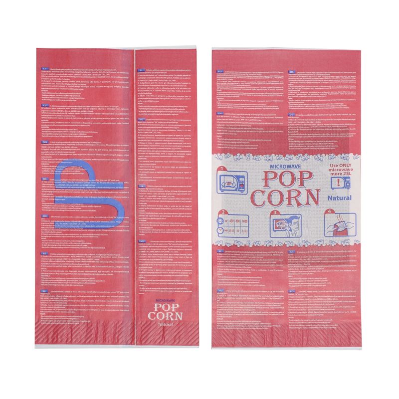Custom Customized Printing Heating Paper Bag Microwave Kraft Paper Bag