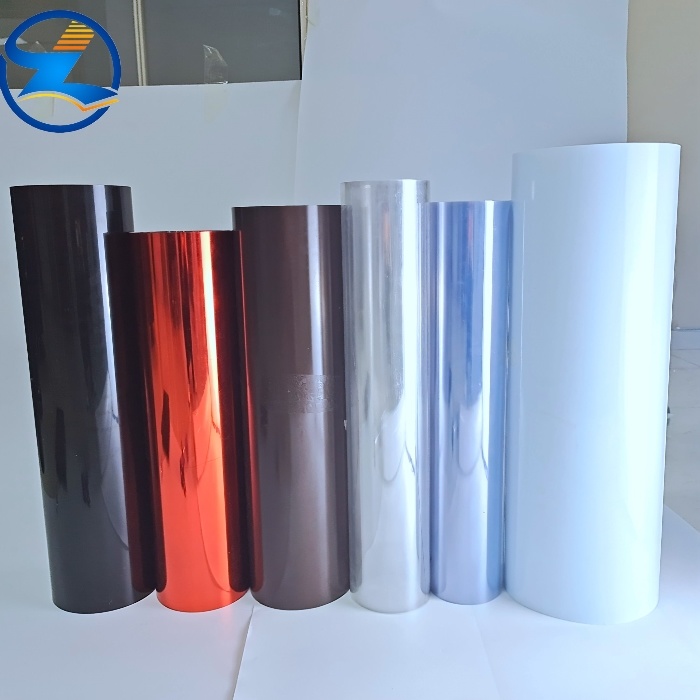 Plastic Rigid Transparent PVC Sheet Films Rolls Tinted Foil for Toys Packing
