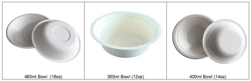 8oz Biodegradable Compostable Bagasse Bowl - Eco Friendly Sugarcane