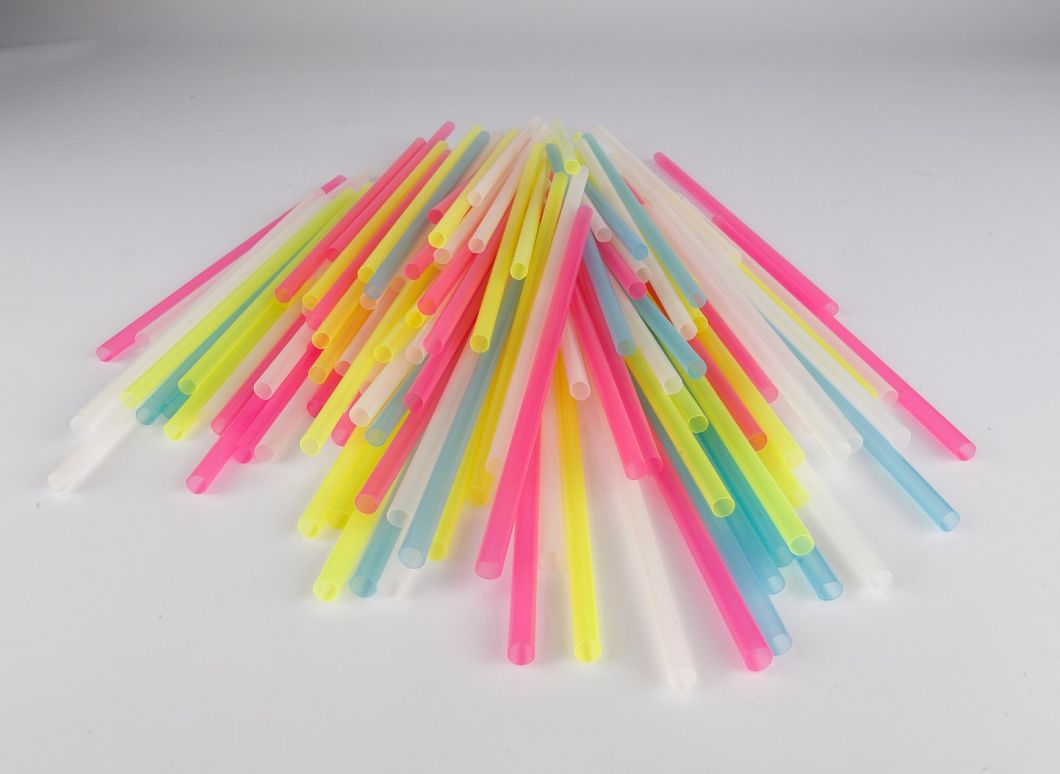 100% Biodegradable Compostable Drinking No Plastic Corn Starch Eco PLA Straw in Stock