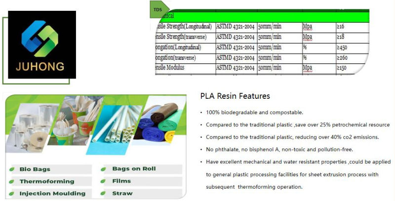 100% Biodegradable Plastic Resin for Biodegradable Plastic Bag