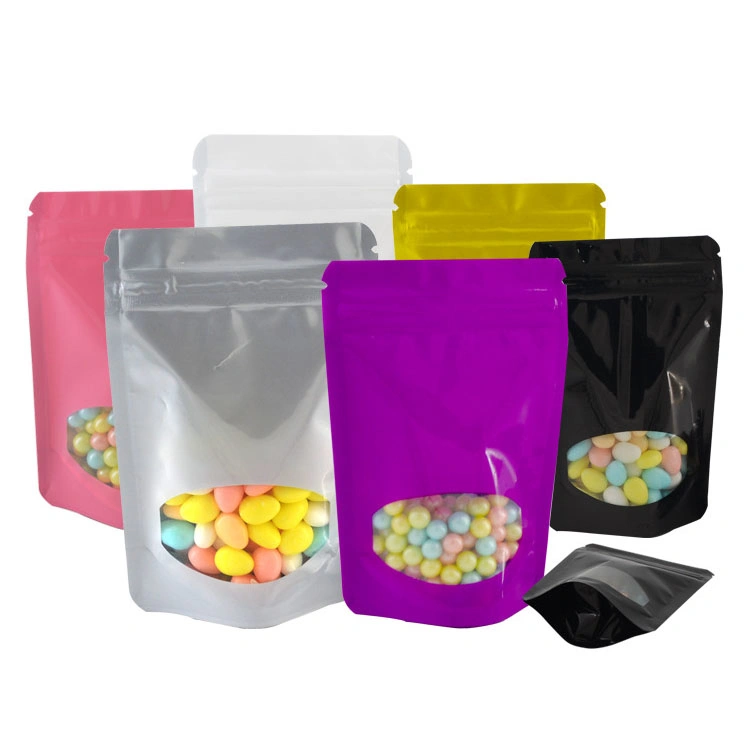Nut Rice Paper Bag OEM Custom Printed Foil Stand up Pouch with Zipper for Food