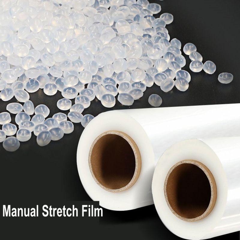 20mic LLDPE Stretch Film Strech Hand Use Thick Plastic Roll Transparent