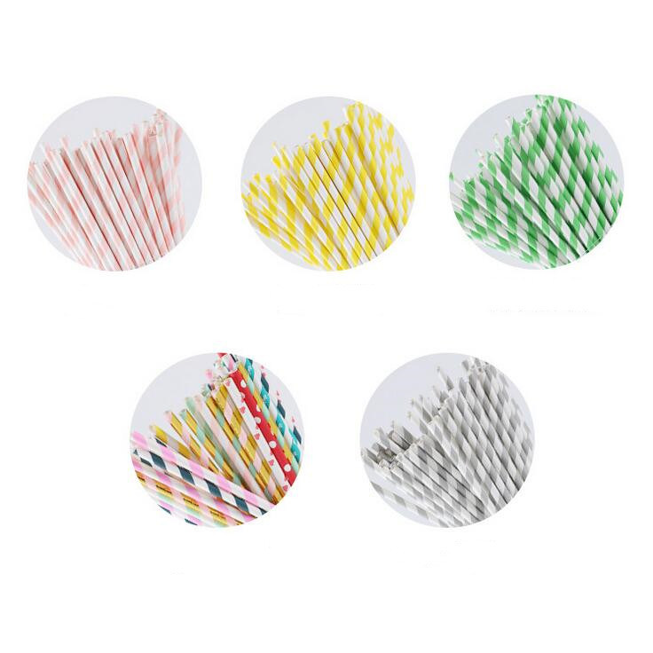 Amazon Hot Sell Biodegradable Kraft Straw, Eco-Friendly Paper Straws Kraft