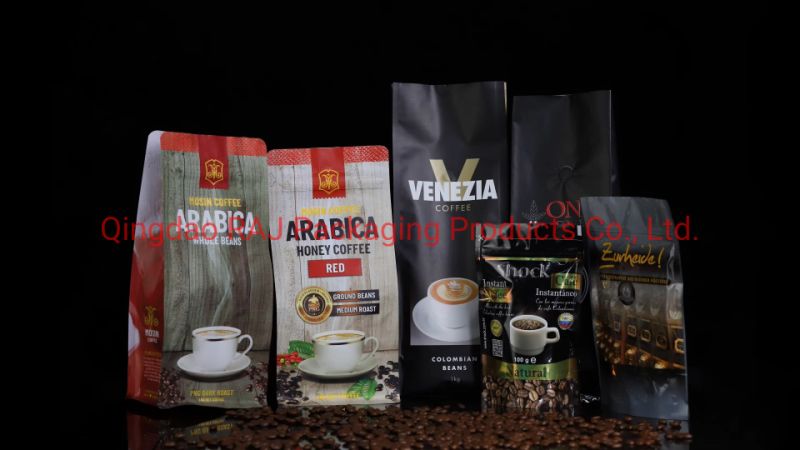 Made in China Tea Coffee Custom Printed Plastic Packaging Bag