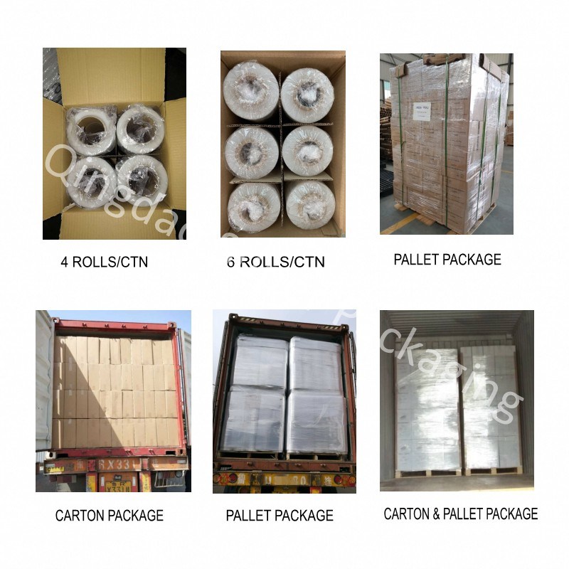 Europe Popular 17/20mic LLDPE Stretch Wrapping Film Packing Material LLDPE Plastic Roll