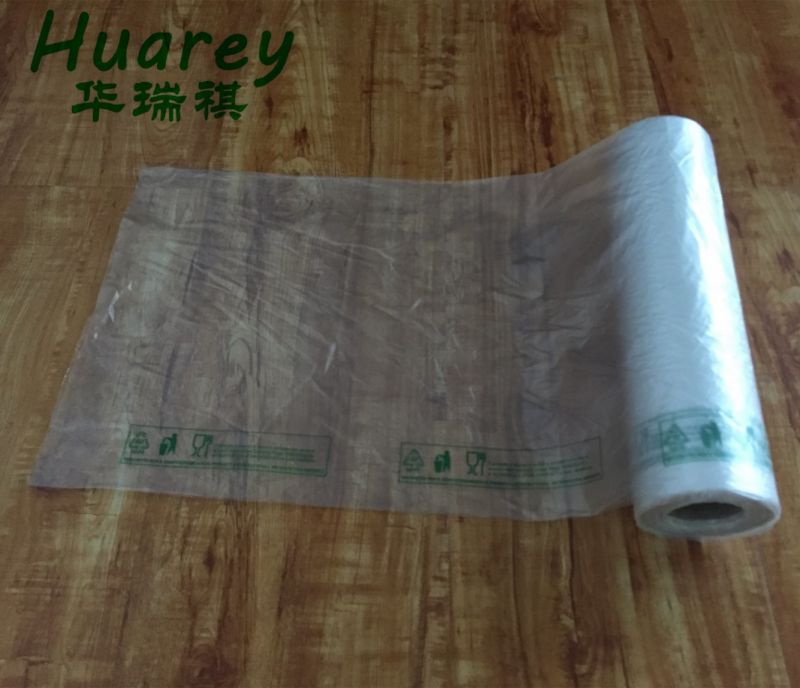 HDPE Transparent Plastic Bags Produce Roll for Food