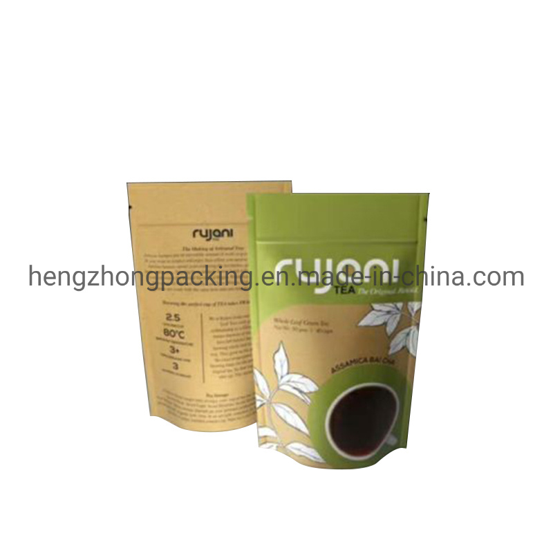 Coffee Pouches Compostable Packaging Laminate Flat Pouch Laminate Biodegradable Bag