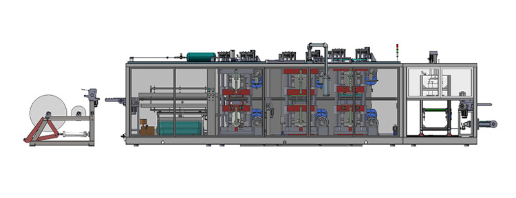 Plastic Blister Tray Thermoforming Machine for Thermoforming Machine for Plastic Trays