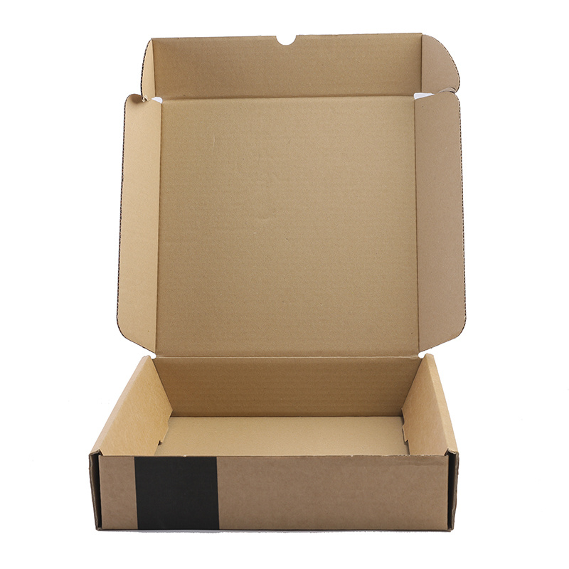 Brown Kraft Mailer Shipping Box with Custom Logo