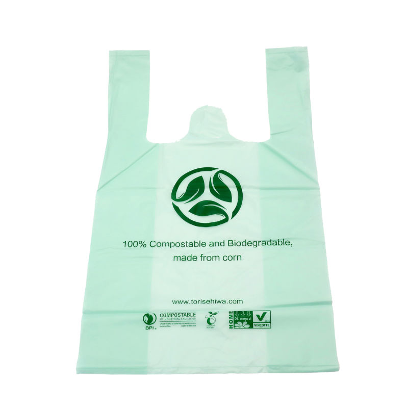 Handle Plastic Bag T-Shirt Bag Shopping Bag HDPE LDPE Biodegradable