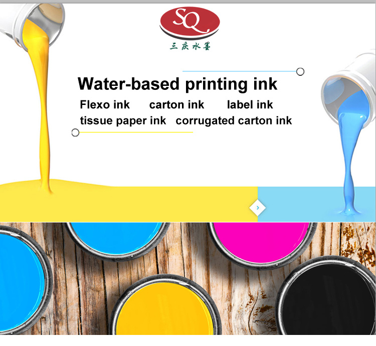 Water-Based Ink for Kraft Corrugated Box Printing