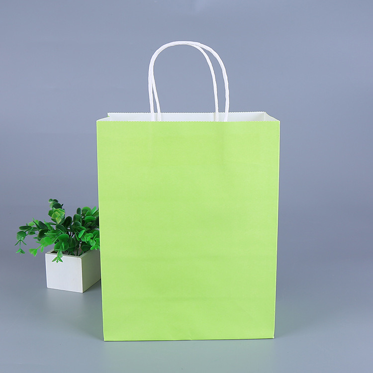 Kraft Paper Bags, It Can Printed Logo, Tote Bags, Clothing, Takeout Bag
