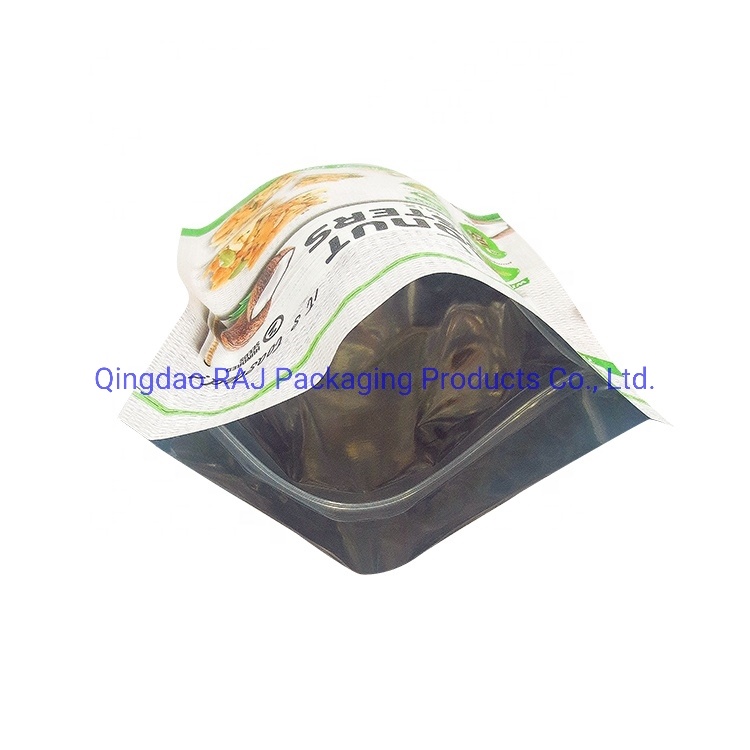 Stand up Aluminum Foil Food Plastic Bag Package with Zipper