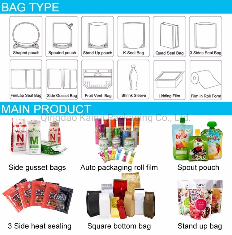 Plastic Ziplock Bags Stand up Flat Resealable Pouch Light Food Grade Doypack Bag Laminated Plastic Packaging