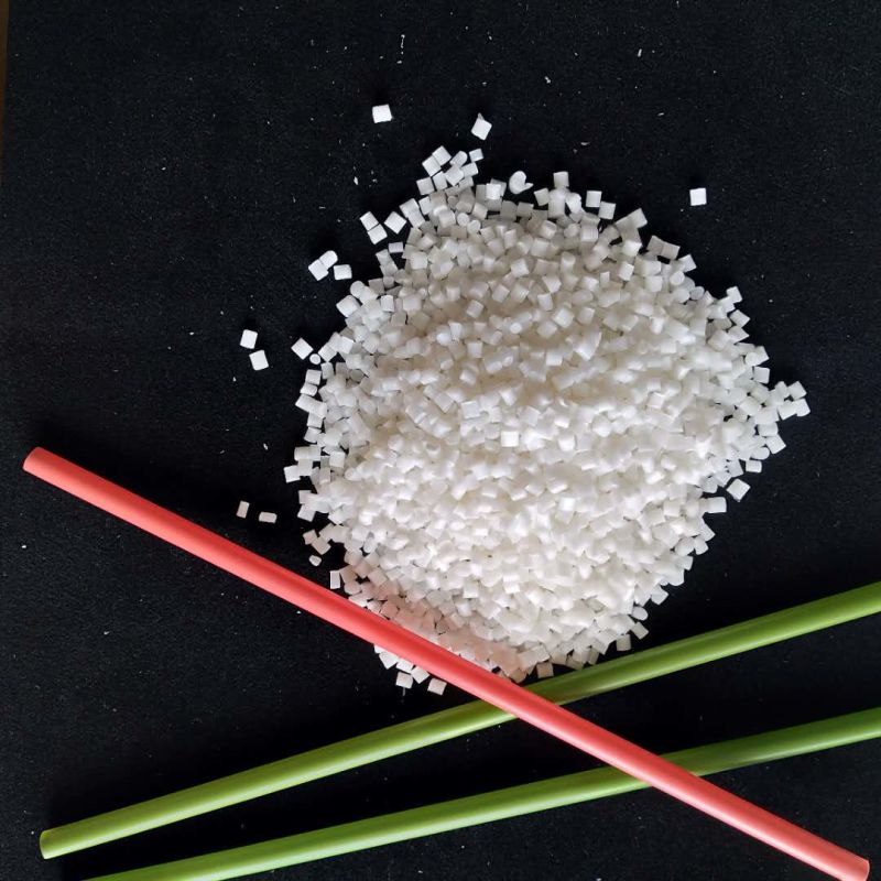 Straw Grade 100% Biodegradable Compostable PLA Plastic Resin