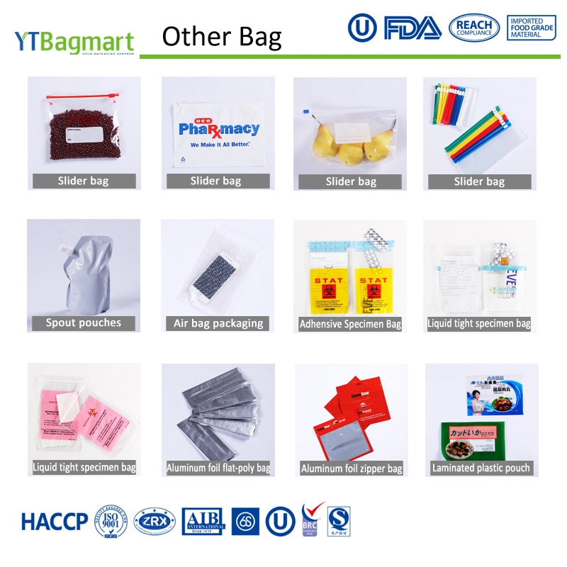 Customized Reclosable Bag, Plastic Bag, Veggies/Nut/Rice/Frozen/Tea/Accessory/Pharma/Cosmetic Zipper Bag