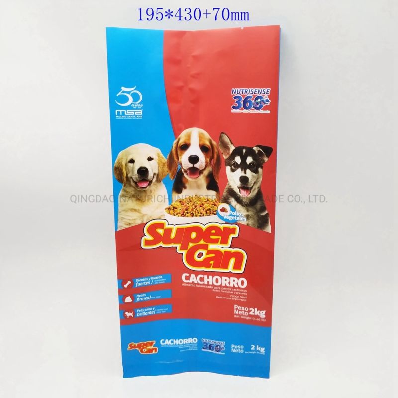 OPP/PA/PE Custom Printed 2kg 4kg Plastic Bag for Pet Foods
