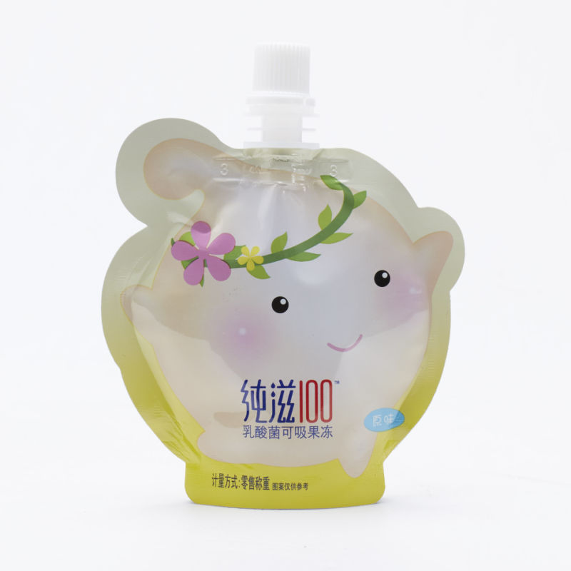 Customized Baby Food Spout Pouch Juice Beverage Bag Food Grade Food Pouch Shaped Bag