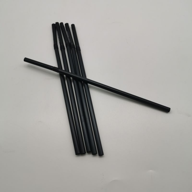 Compostable PLA Bendable Straw Custom Color and Size Biodegradable Plastic Straws
