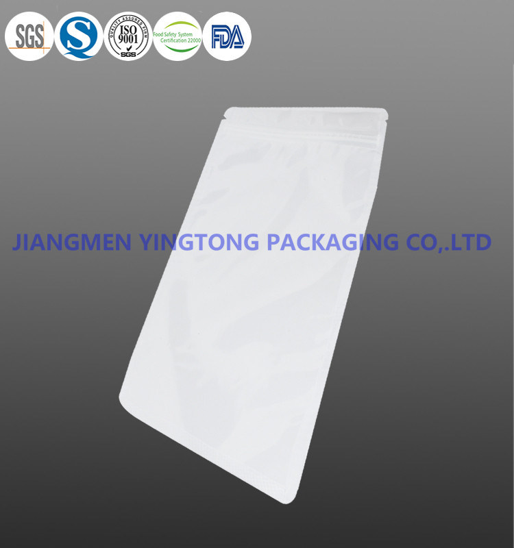 Plastic Plain Packaging Bags Resealable Ziplock Pouches with Customized Design