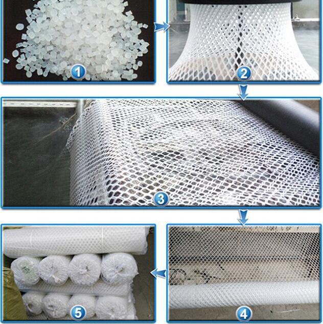 Customized Plastic Flat Wire Mesh or Plastic Flat Netting
