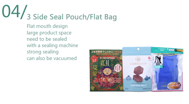 Translucent Compostable Packaging Paper Pouch Bags for Food
