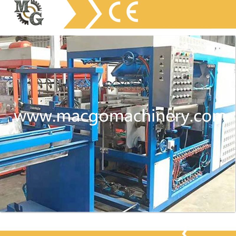 Biodegradable Plastic Packaging Containers vacuum Moulding Machine