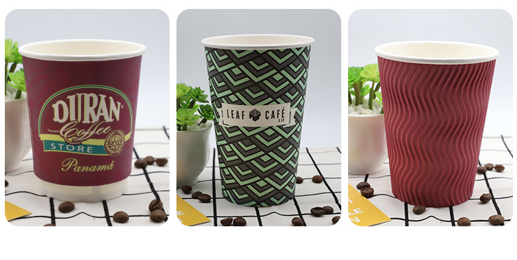 Biodegradable Paper Cup Disposable Double Wall Paper Cup Coffee Cup